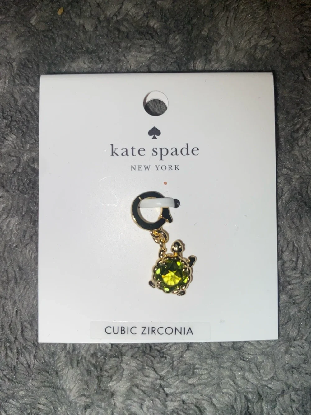 Kate Spade New York Womens Turtle Charm $60